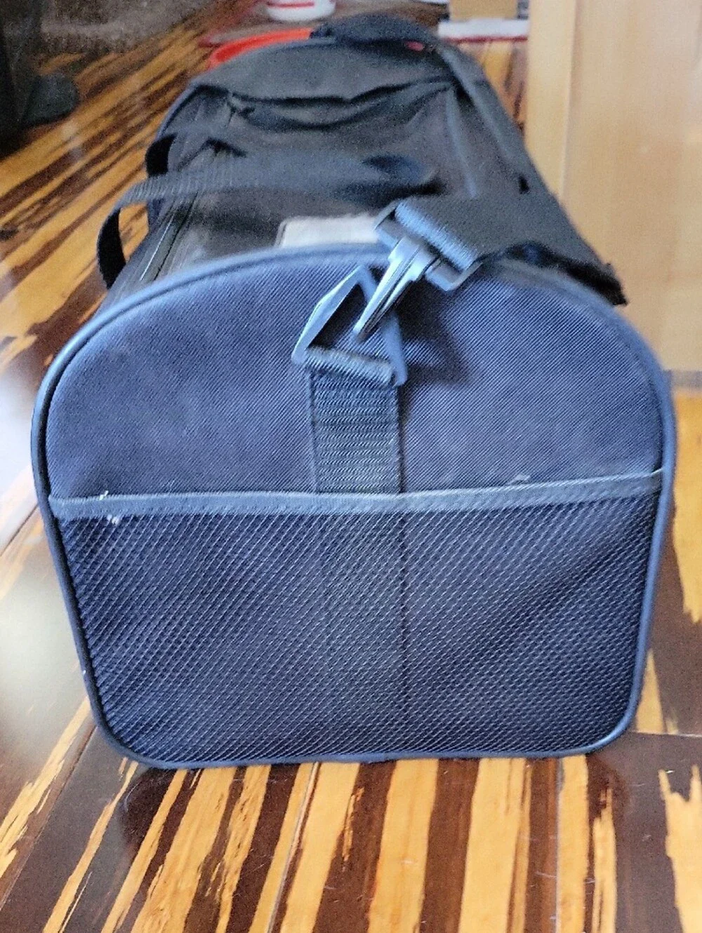 Petmate Black Mesh Duffel-Style Pet Carrier